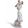 Lladrò LLADRO' "Amore incondizionato" Figura Statua Madre Bambino Porcellana H31cm