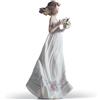 Lladrò LLADRO' Figurina Donna Tesori Dell'Aria 32x16cm Porcellana