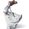 Lladrò LLADRO' Figurina Donna Profumi Al Vento 28x20cm Porcellana