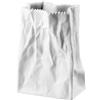 ROSENTHAL "Do Not Litter" Vaso Sacchetto Rettangolare Bianco 14cm Porcellana