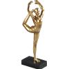 MASCAGNI CASA Figura Donna Ballerina Resina Color Oro 30cm 20BO1824
