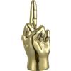 MONTEMAGGI Mano F**K Oro Decorazione 23cm Ceramica