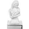 BONGELLI PREZIOSI Statua Figura Madre c/Bambino Argento 15cm Marmorino