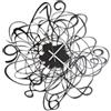 ARTI & MESTIERI Orologio da Parete di Design Big Doodle Nero