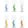 ICHENDORF Desert Plants Cactus Set 6 Pezzi Calici 9cm 350ml Vetro Borosilicato