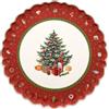 VILLEROY & BOCH Toy's Delight Piatto Torta Panettone Albero di Natale 33cm