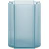 KARTELL Okra Vaso Basso 24x18cm Azzurro PMMA Riciclato