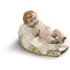 NAO Figura Statuina Natività Gesù Bambino 6x10cm Porcellana Natale 02012020