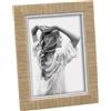 MASCAGNI CASA Portafoto Cornice in Materiale Plastico 20x30cm Colore Naturale Rovere