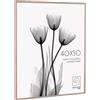 MASCAGNI CASA Portafoto Cornice Sottile in Alluminio 40x50cm Rovere