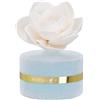 HYPNO CASA Diffusore a Bastoncini con Rosa Bianca 60ml Floccato Velluto Tiffany Acqua Marina