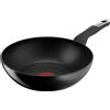 LAGOSTINA Unlimited Padella WOK Antiaderente 28cm Induzione Thermosignal Alluminio