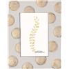 RITUALI DOMESTICI TiGuardo Portafoto 13x18cm Bianco Pois Oro Resina
