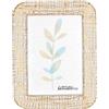 RITUALI DOMESTICI TiGuardo Portafoto 13x18cm Lino Bianco Oro Resina