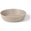 BLIM PLUS Ciotola Coppa Insalatiera Hera L 25cm Moka Grey Grigio Made in Italy 100% Riciclabile