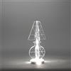 iPLEX - ESA Lampada in PMMA Trasparente LED Taglio Laser 13x30cm Made in Italy