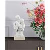 BONGELLI PREZIOSI - Figura Statua Coppia Sentimenti Bianca Nocciola 27cm