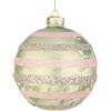 BIZZOTTO Sfera Pallina in Vetro per Albero di Natale 10cm Chrystal Verde
