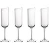 VILLEROY & BOCH NewMoon Calice Spumante Set 4 Pezzi 120ml Cristallo