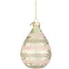 BIZZOTTO Pendaglio Sfera Pallina in Vetro per Albero di Natale 9cm Chrystal Verde