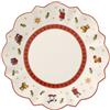 VILLEROY & BOCH Toy's Delight Piatto Pane Bianco 17cm Tavola di Natale