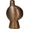 RITUALI DOMESTICI Eufemia Vaso Decorativo Moderno 20cm Oro Ceramica