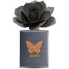 MUHA' Profumatore Diffusore Art Rosa con Ricamo 100ml Cedro e Bergamotto