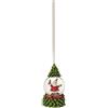 NOEL by Lamart Pendaglio Appendino per Albero di Natale Babbo Natale in Poliresina 9cm