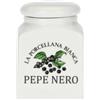 LA PORCELLANA BIANCA - Conserva Barattolo Pepe Nero 175ml Porcellana