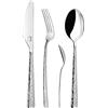 GIANNINI - Rain Servizio Tavola Posate 24 Pezzi 2,5mm Alluminio 6464