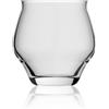 BRANDANI - Set 4 Bicchieri The End Vetro Liquore Obliquo Trasparente H 8,5 cm 52340