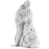 NAO Figura Presepe Natività E' Nato un Bambino 26x14cm Bianco Mate Porcellana