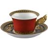 VERSACE - Tazza tè medusa rosso Ikarus