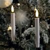 MASCAGNI CASA Set 10 Candele per Albero di Natale a LED 13cm Bianco