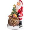 TIMSTOR - Babbo Natale con Sacco dei Doni Decorazione Natalizia 15cm Resina