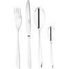 SAMBONET Leaf Servizio Tavola Posate 24 Pezzi Acciaio Inox