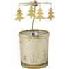 VILLEROY & BOCH - Winter Collage Accessoires Lanterna in Vetro Oro 13cm Decorazione Natalizia