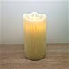 TIMSTOR Candela Artificiale con LED 15cm Fiamma in Movimento Effetto Realistico