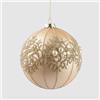 EDG Enzo De Gasperi Sfera Pallina per Albero di Natale con Perle Decoperle 12cm Vetro