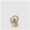 EDG - Angelo Lanterna Cerchio con LED 12cm Ceramica Decorazione Natalizia