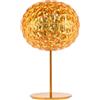 KARTELL Planet Lampada da Tavolo con Stelo Giallo Ambra 53cm Acciaio PMMA