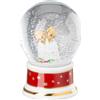 HUTSCHENREUTHER Canti di Natale Palla Globo di Neve Edizione Limitata 2024 12x8cm Porcellana