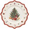 VILLEROY & BOCH Toy's Delight Piatto Torta Segnaposto 35cm Porcellana Tavola di Natale
