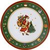 HUTSCHENREUTHER Happy Christmas Piatto da Portata Segnaposto 31cm Verde