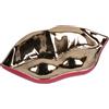 RITUALI DOMESTICI Pensami Decorazione Cuore Bocca Rosso Oro Ceramica 12cm