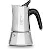 BIALETTI Moon Exclusive Caffettiera Moka 6 Tazze Acciaio Inox