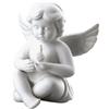 ROSENTHAL Statuina Figurina Angelo con Torta 10x9cm Porcellana