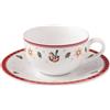 VILLEROY & BOCH Toy's Delight Specials Tazza Caffè Tè 170ml con Piattino Bianco 16cm Tavola di Natale