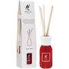 HYPNO CASA - Profumatore Diffusore con Bastoncini Rosso Divino Eco 100ml