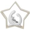 BONGELLI PREZIOSI Natività Sacra Famiglia Presepe Moderno Stella 28cm Nocciola